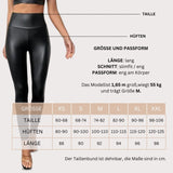 FIERCEFLEX™ - GEFÜTTERTE LEGGINGS AUS KUNSTLEDER